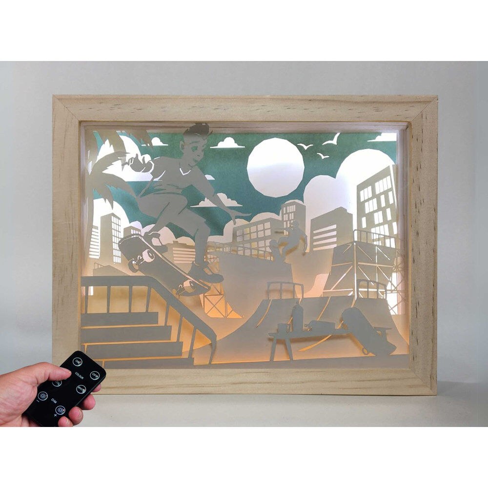 Imagen 1 - Lampara Parque De Patinaje Madera