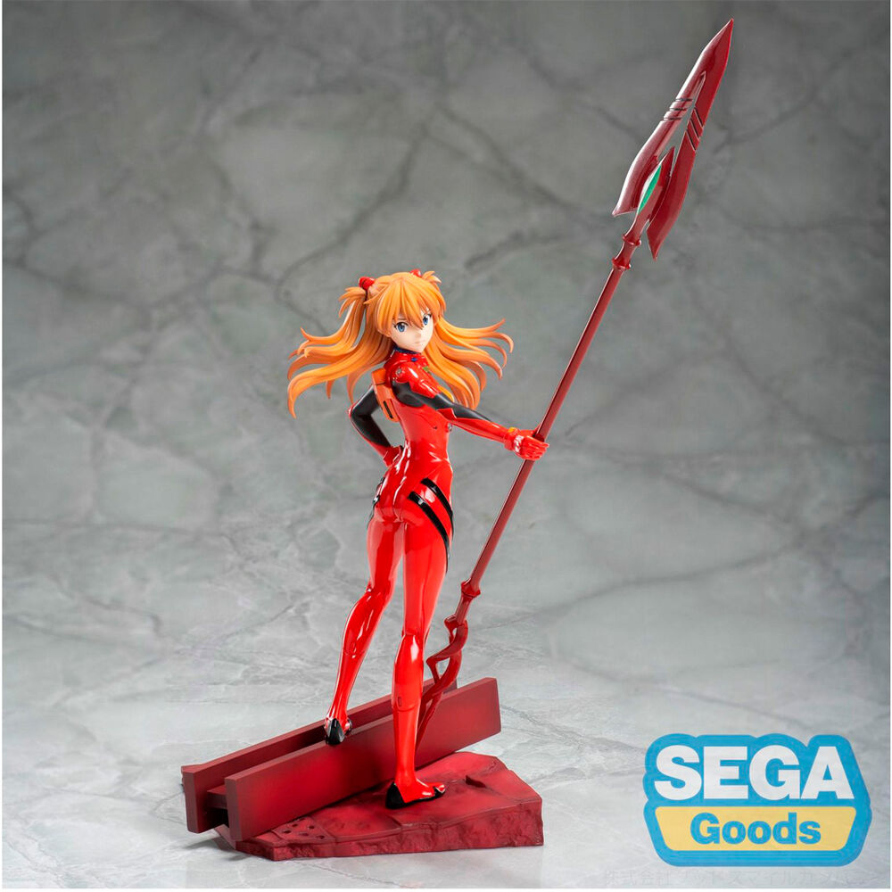 Imagen 1 - Figura Asuka Shikinami Langley Spear Of Cassius Luminasta Evangelion 3.0 + 1.0 Thrice Upon A Time 20Cm