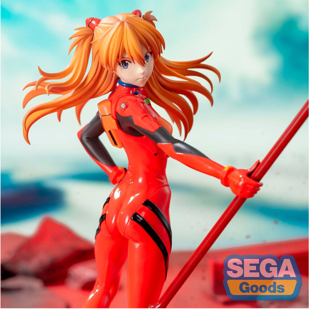 Imagen 3 - Figura Asuka Shikinami Langley Spear Of Cassius Luminasta Evangelion 3.0 + 1.0 Thrice Upon A Time 20Cm