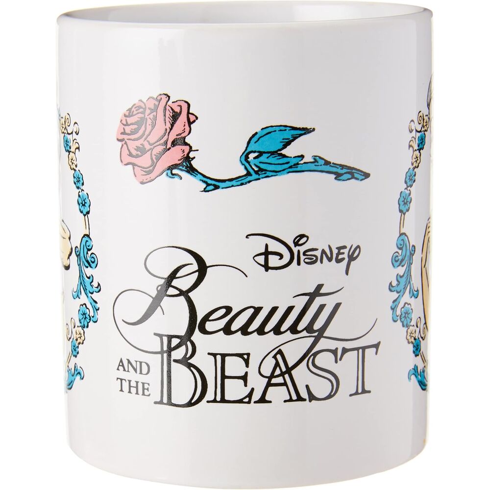 Imagen 3 - Set Taza + Llavero + Posavasos La Bella Y La Bestia Disney