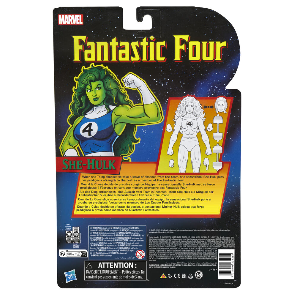Imagen 10 - Figura She-hulk Los 4 Fantasticos Marvel 15Cm