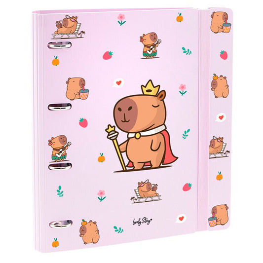 Imagen 1 - Carpeta Anillas Majesty Capibara