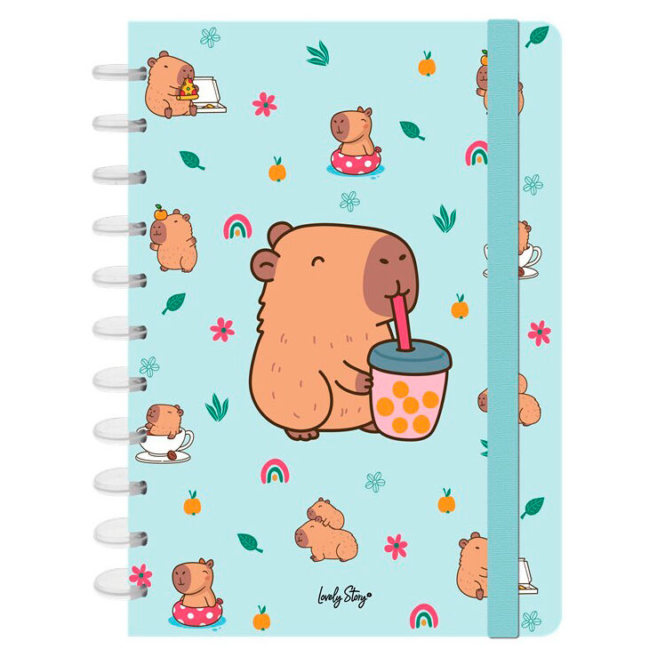 Imagen 1 - Cuaderno A4 Bubble Tea Capibara