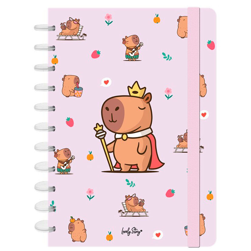 Imagen 1 - Cuaderno A4 Majesty Capibara