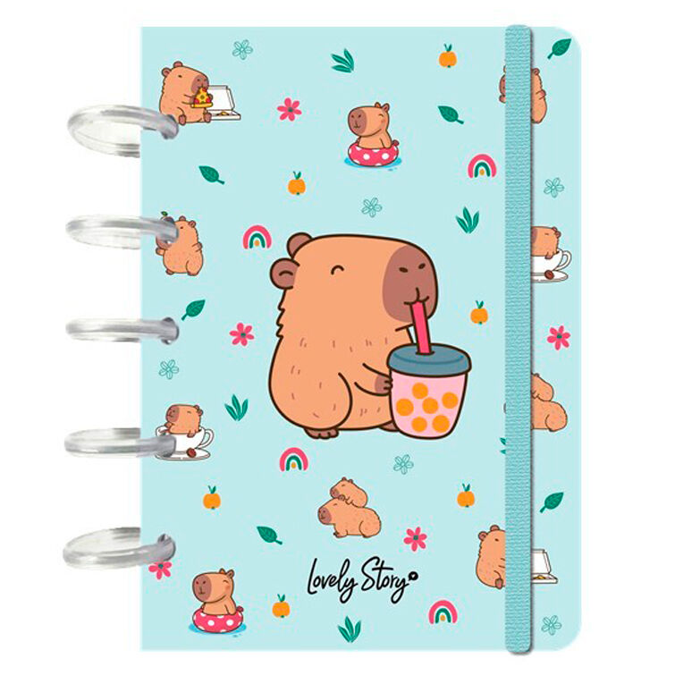 Imagen 1 - Cuaderno A6 Bubble Tea Capibara