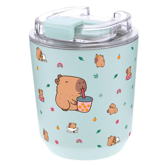 Imagen 1 - Vaso Termico Cafe Bubble Tea Capibara 280Ml