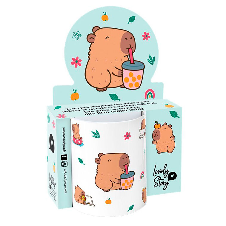 Imagen 1 - Taza Blubble Tea Capibara 330Ml