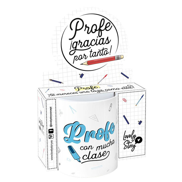 Imagen 1 - Taza - Profe Con Mucha Clase 330Ml