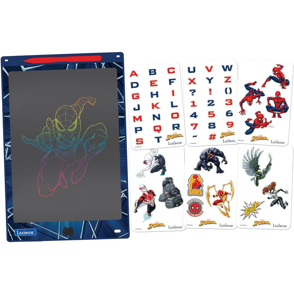 Imagen 1 - Pizarra Magica Educativa Spiderman Marvel