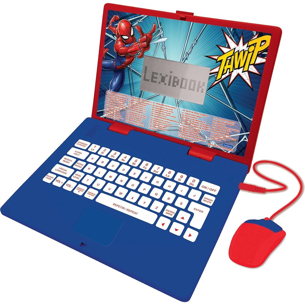 Imagen 1 - Ordenador Portatil Educativo Spiderman Marvel Ingles - Portugues