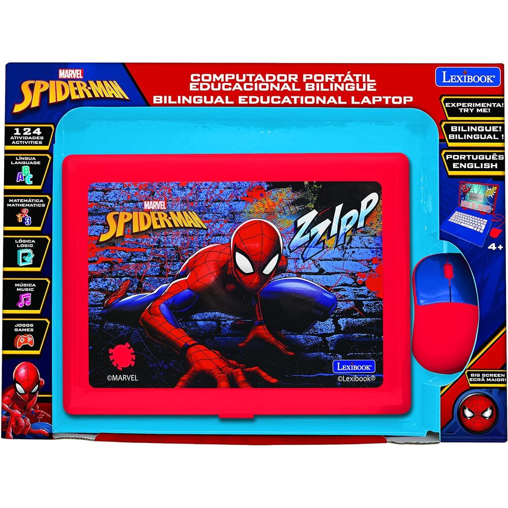 Imagen 3 - Ordenador Portatil Educativo Spiderman Marvel Ingles - Portugues