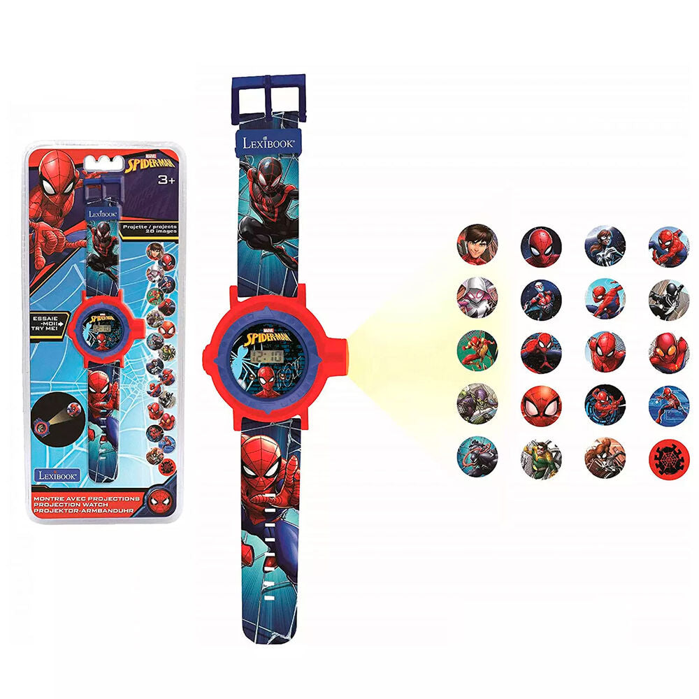 Imagen 1 - Reloj Digital Proyecciones Spiderman Marvel