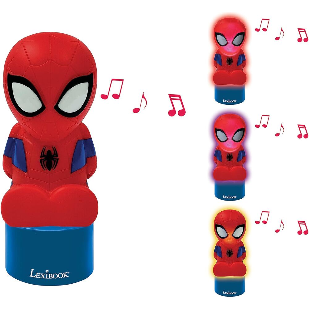 Imagen 4 - Altavoz Luz Nocturna Spiderman Marvel