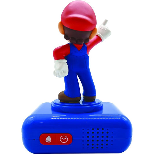 Imagen 1 - Despertador Digital Luz Nocturna Mario Super Mario Bros