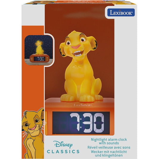 Imagen 2 - Despertador Digital Luz Nocturna Simba El Rey Leon Disney