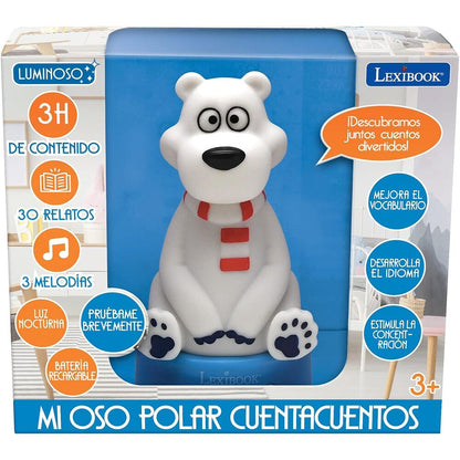 Imagen 1 - Oso 3D Luz Nocturna Contandor De Historias