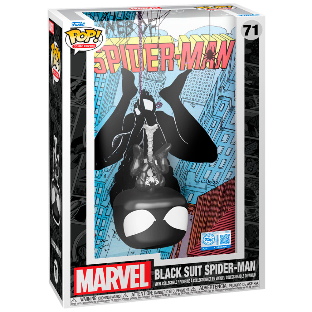 Imagen 2 - Figura Pop Comic Cover Spider-man Black Suit Spiderman
