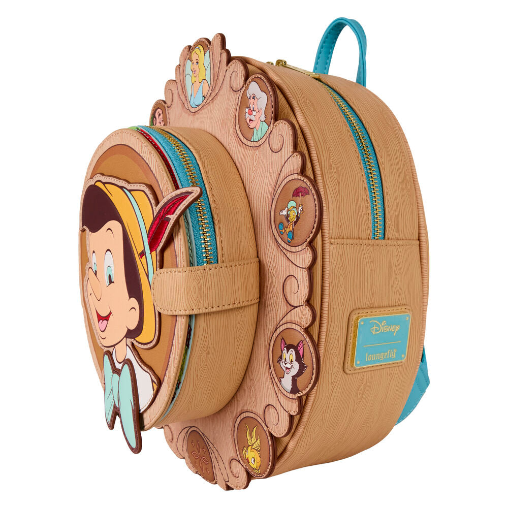 Imagen 3 - Mochila Cameo Pinocho Disney Loungefly 28Cm