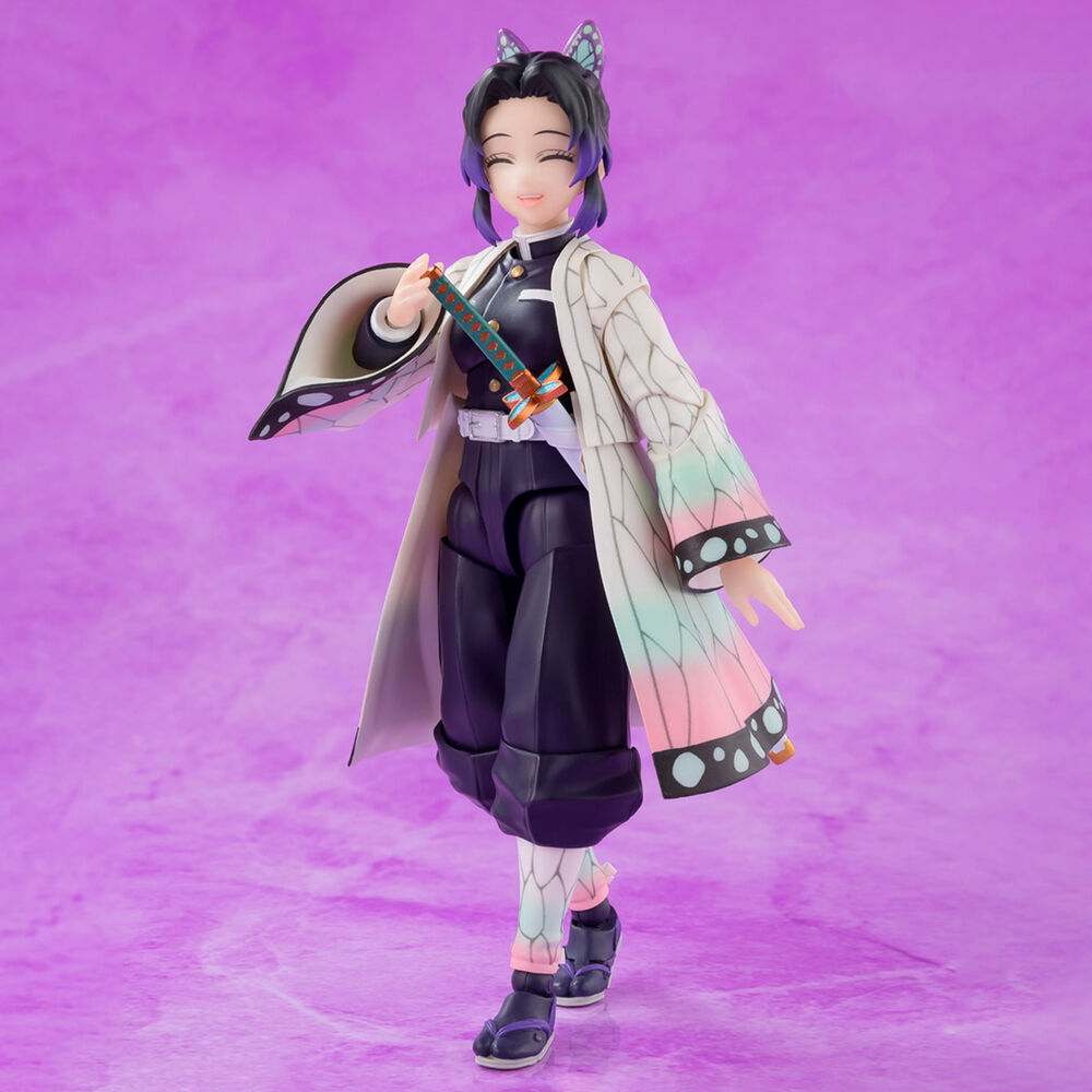 Imagen 2 - Figura S.h. Figuarts Shinobu Kocho Demon Slayer Kimetsu No Yaiba 13Cm