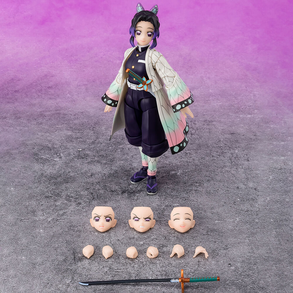 Imagen 5 - Figura S.h. Figuarts Shinobu Kocho Demon Slayer Kimetsu No Yaiba 13Cm