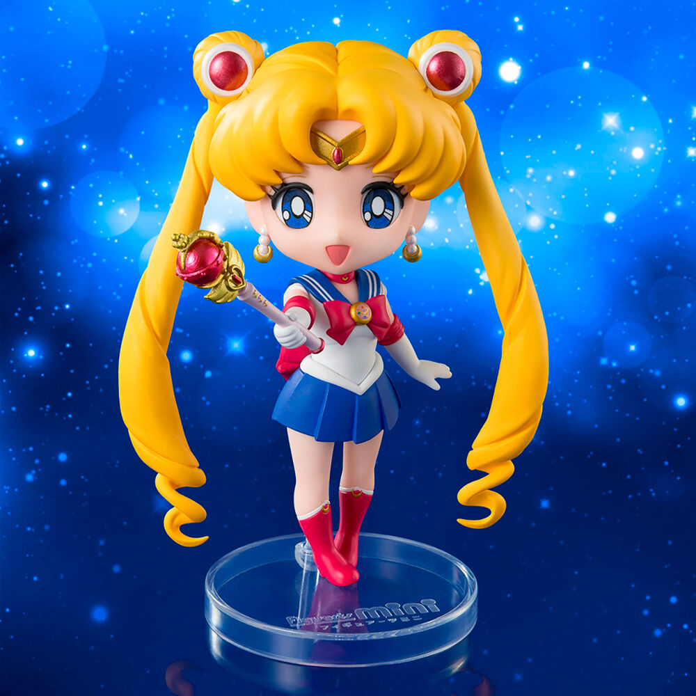 Imagen 2 - Figura Figuarts Mini Sailor Moon Crystal Star Compact Pretty Guardian Sailor Moon 9Cm