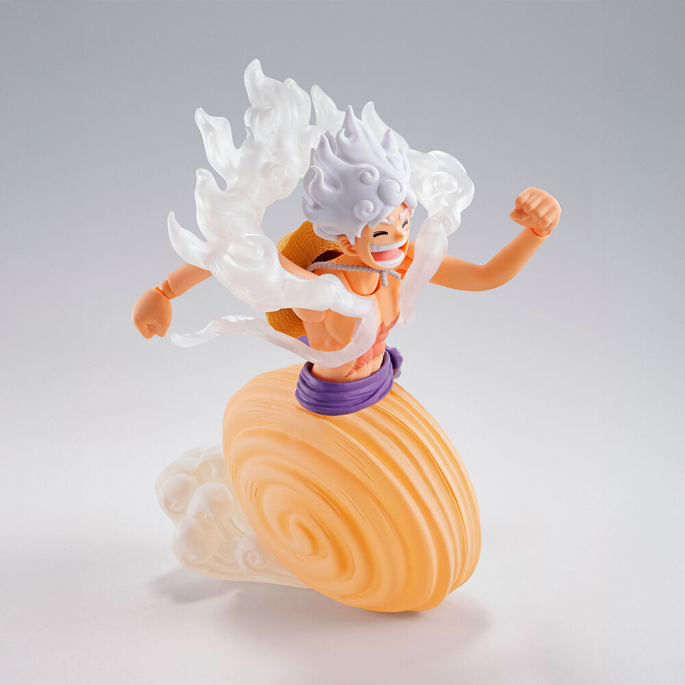 Imagen 4 - Figura S.h. Figuarts Monkey D Luffy Gear 5 Future Island Egghead One Piece 15,5Cm