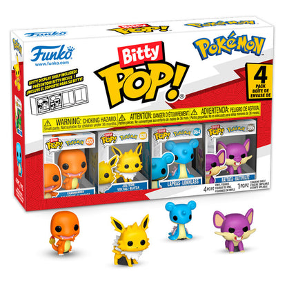 Imagen 1 - Blister 4 Figuras Bitty Pop Pokemon Charmander