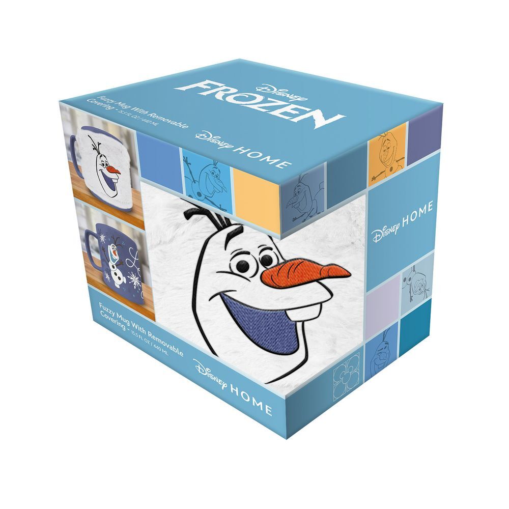 Imagen 3 - Taza Funda De Peluche Olaf Frozen Disney 440Ml