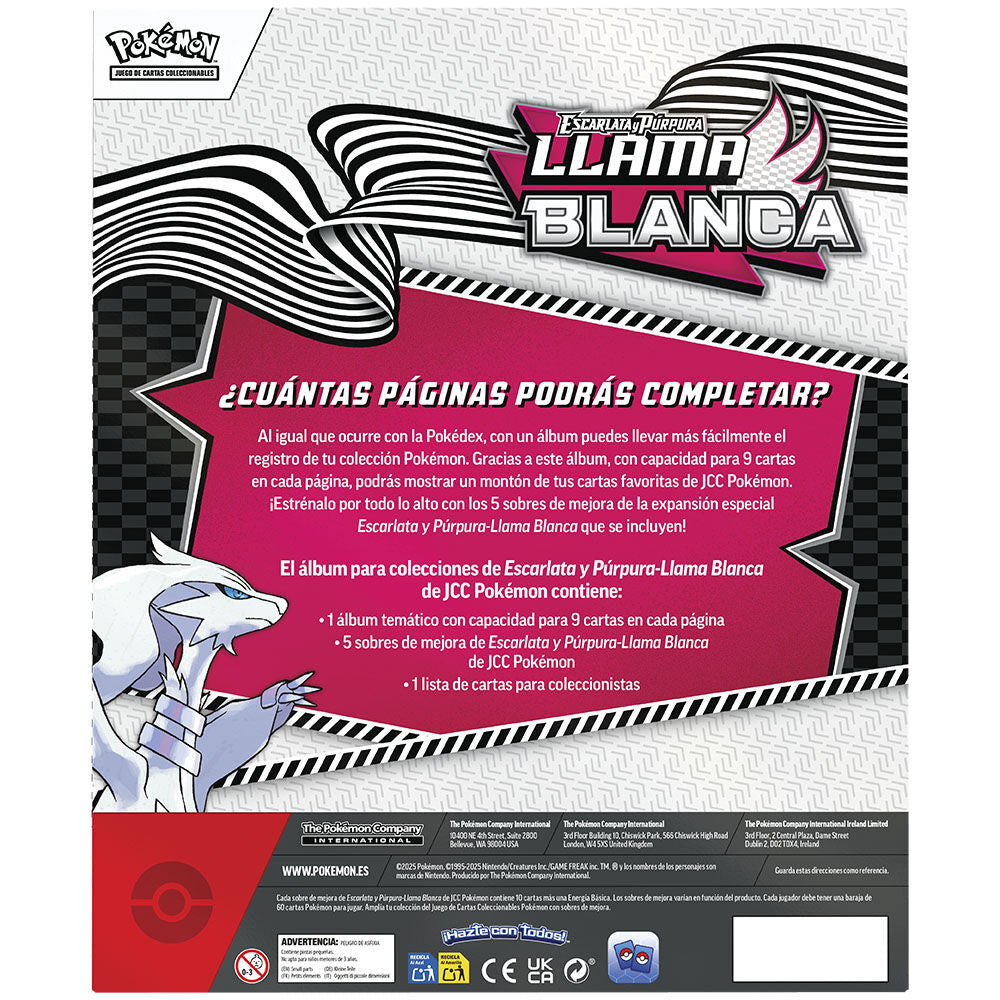 Imagen 3 - Album Colecciones Juego Cartas Llama Blanca Pokemon Español