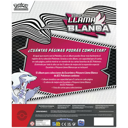 Imagen 3 - Album Colecciones Juego Cartas Llama Blanca Pokemon Español