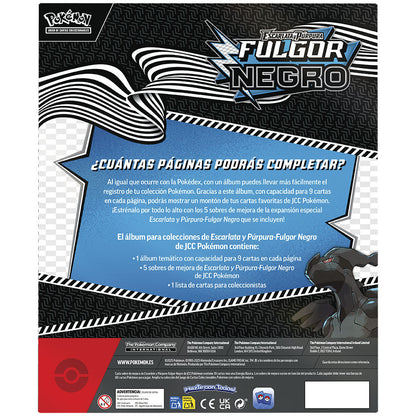 Imagen 3 - Album Colecciones Juego Cartas Fulgor Negro Pokemon Español