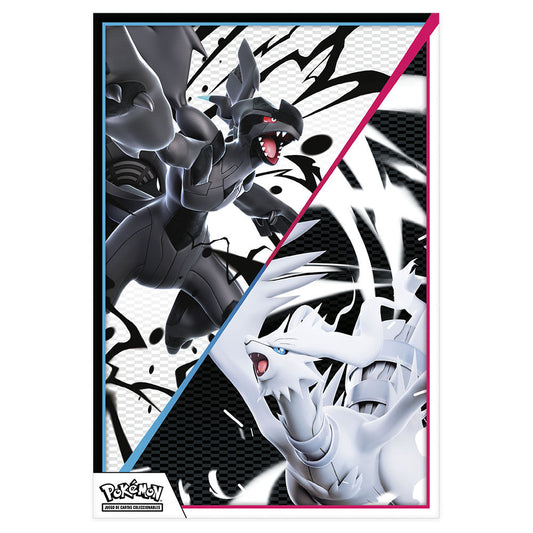 Imagen 2 - Blister Juego Cartas Coleccionables Poster Fulgor Negro Y Llama Blanca Pokemon Español