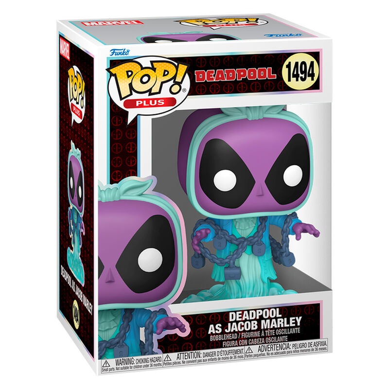 Imagen 2 - Figura Pop Plus Marvel Deadpool - Deadpool As Jacob Marley