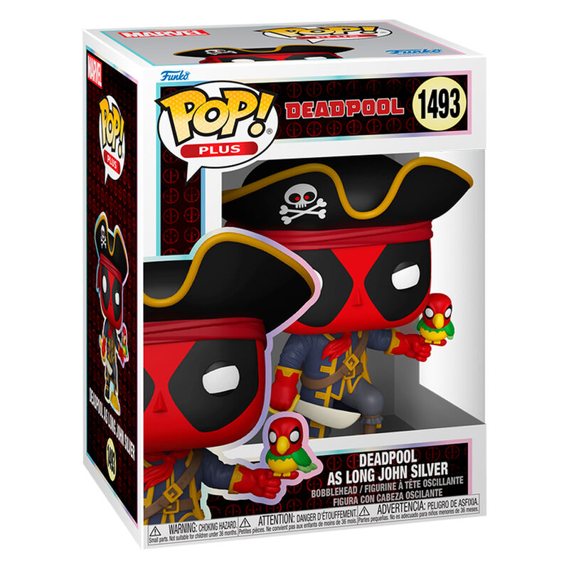Imagen 2 - Figura Pop Plus Marvel Deadpool - Deadpool As Long John Silver