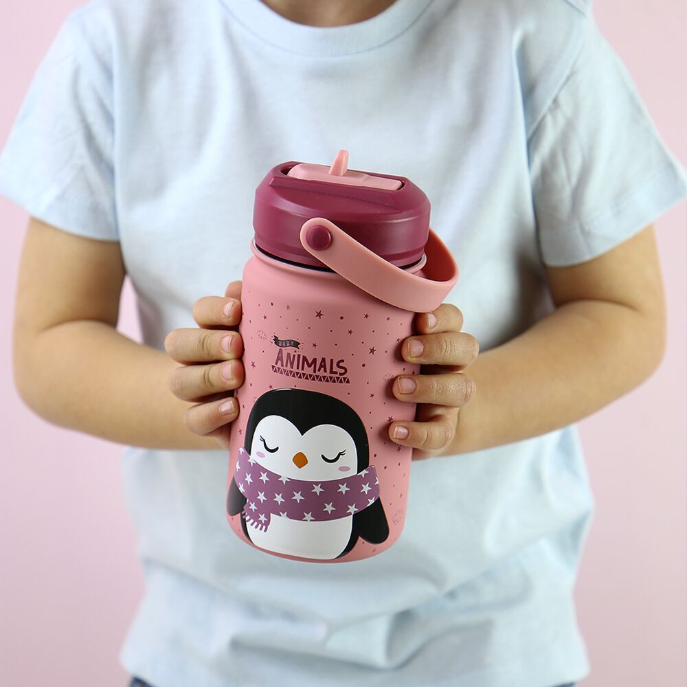 Imagen 2 - Cantimplora Acero Inoxidable Pingüino 330Ml
