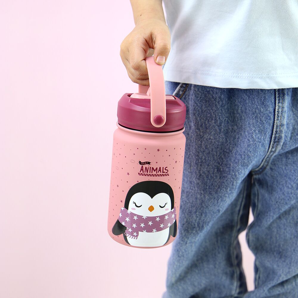 Imagen 3 - Cantimplora Acero Inoxidable Pingüino 330Ml