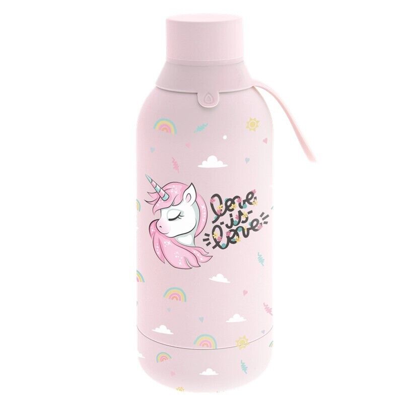 Imagen 1 - Botella Termica Fantasia Unicornio 500Ml