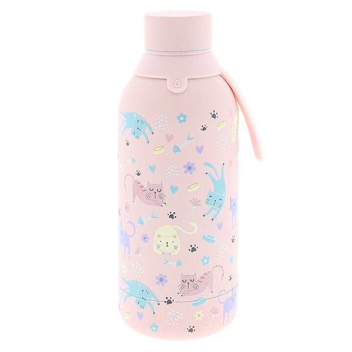 Imagen 1 - Botella Termica Gatos Rosas 500Ml