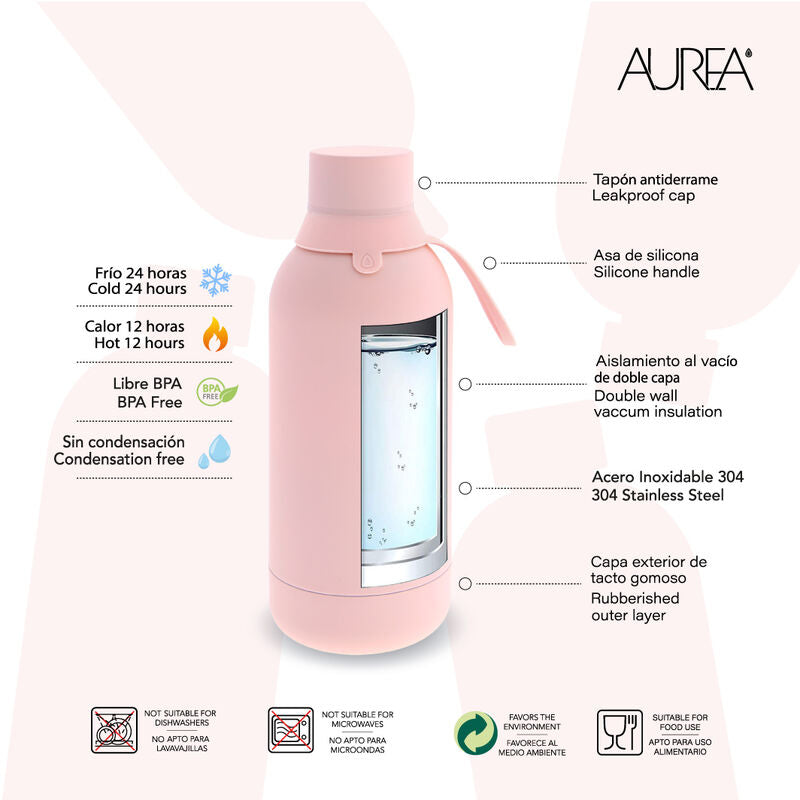 Imagen 2 - Botella Termica Cuento De Hadas Melocoton 500Ml