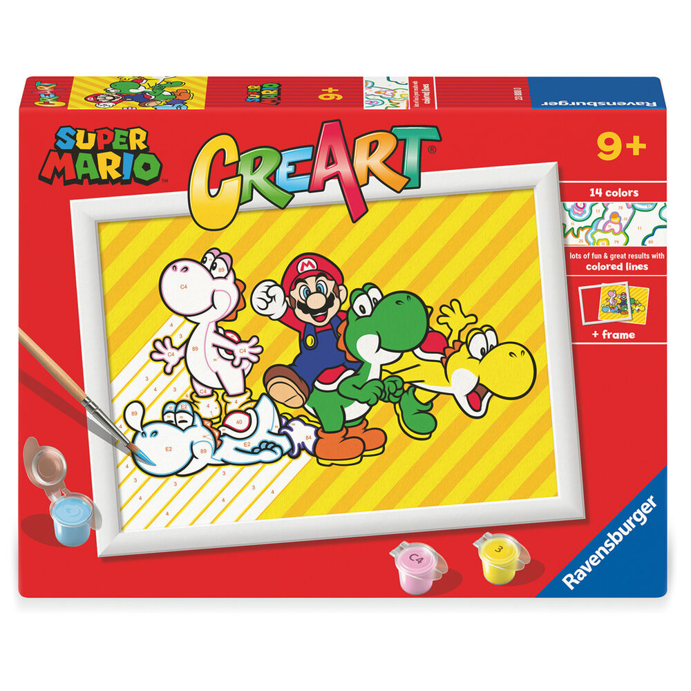 Imagen 1 - Kit De Pintura Creart Super Mario Bros
