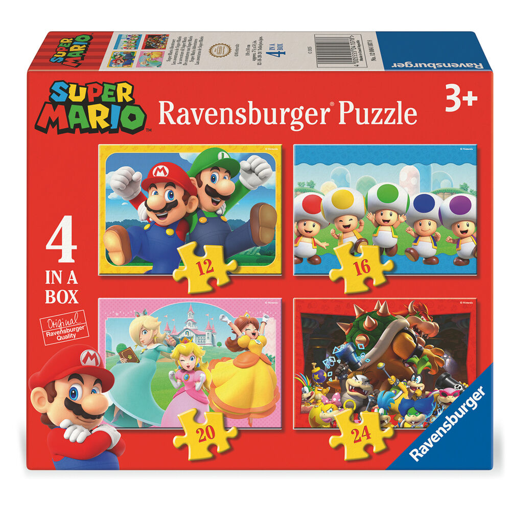 Imagen 1 - Puzzle Super Mario Bros 12-16-20-24Pzs