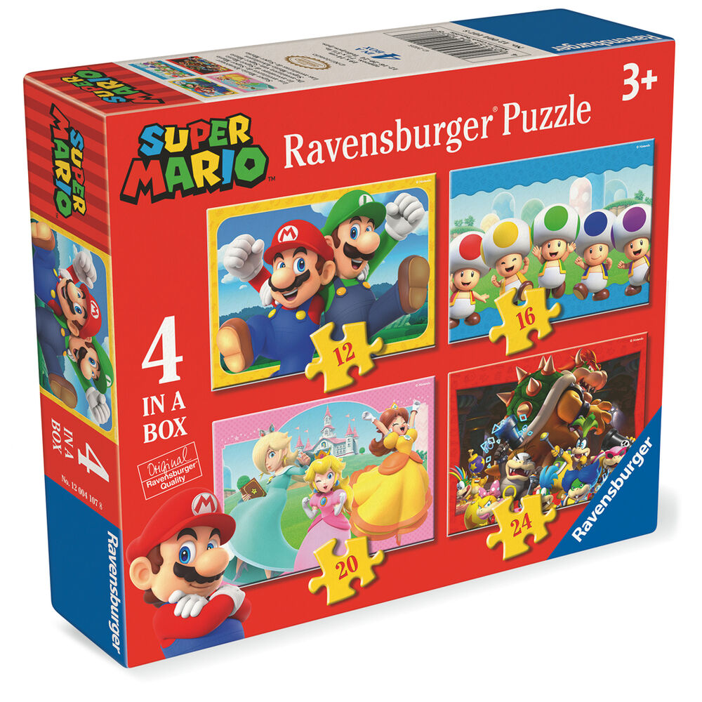 Imagen 2 - Puzzle Super Mario Bros 12-16-20-24Pzs