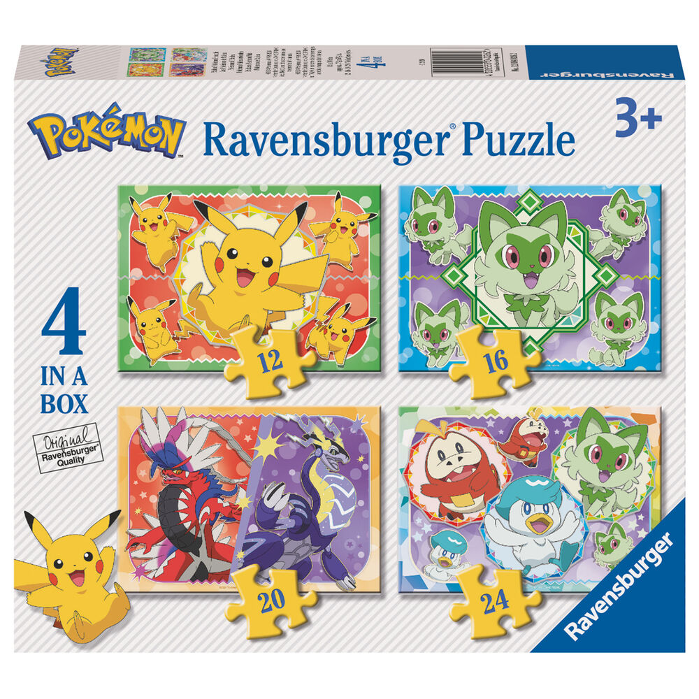 Imagen 1 - Puzzle Pokemon 12-16-20-24Pzs
