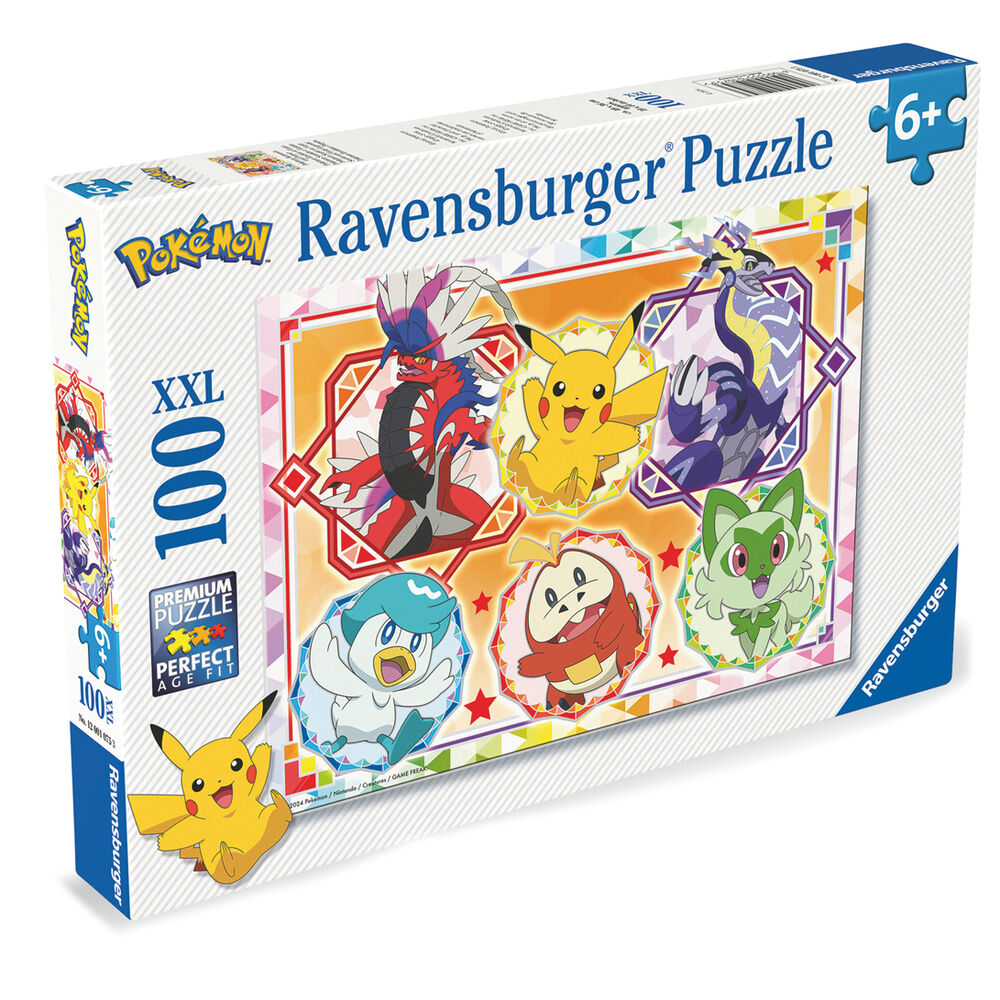 Imagen 1 - Puzzle Pokemon Xxl100pzs