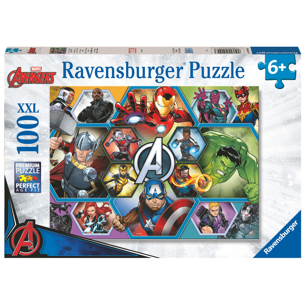 Imagen 1 - Puzzle Marvel Xxl100pzs