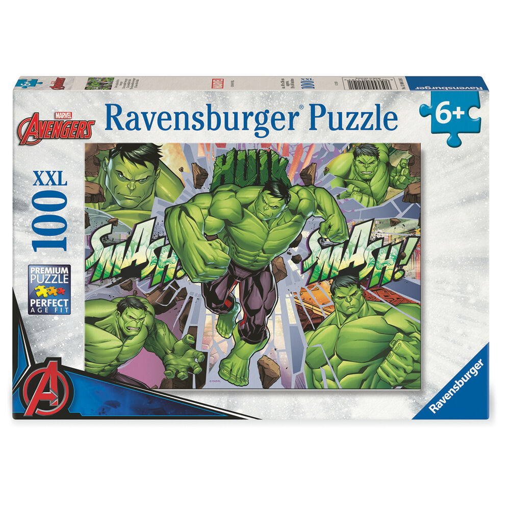 Imagen 1 - Puzzle Hulk Marvel Xxl100pzs