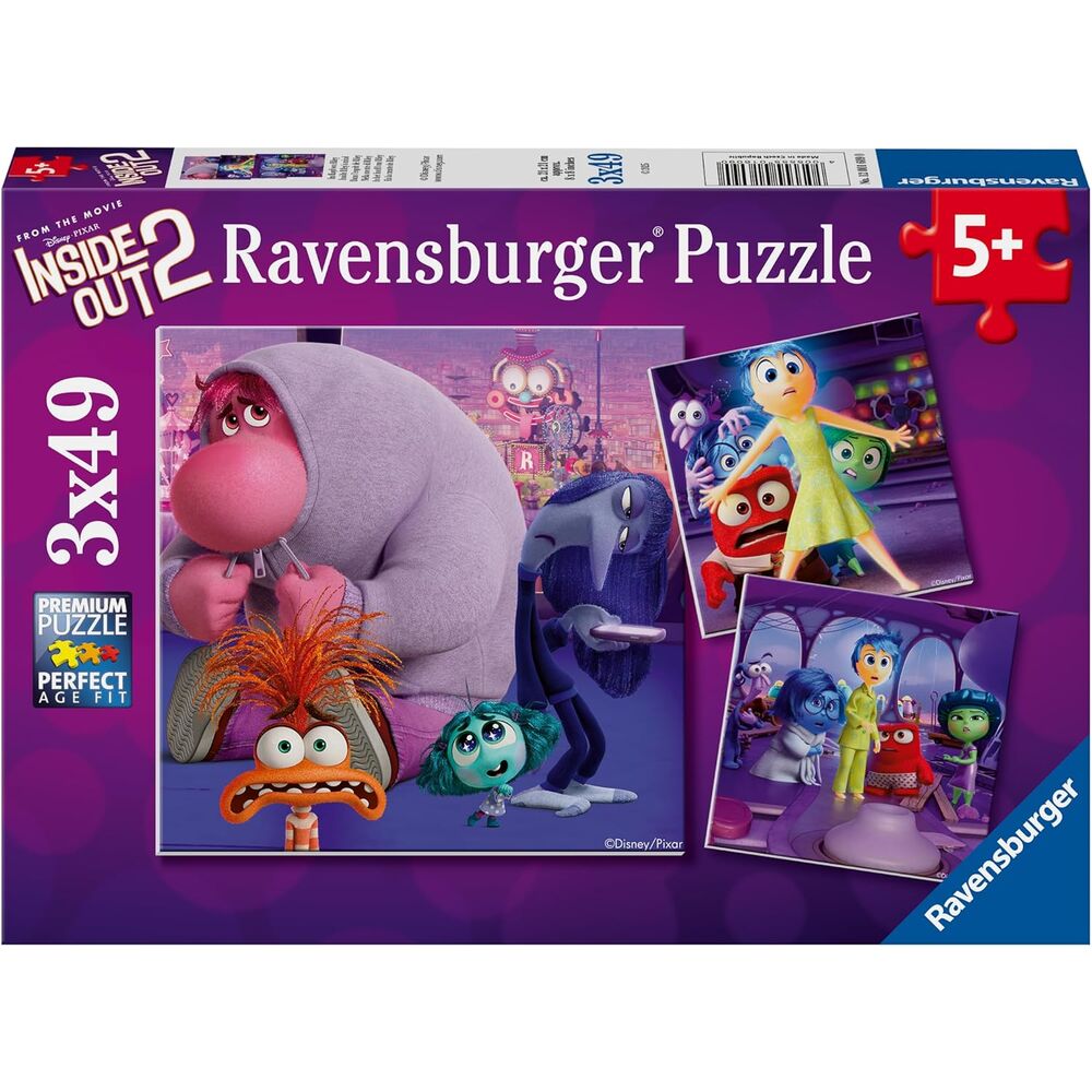 Imagen 1 - Puzzle Del Reves 2 Disney Pixar 3X49pzs
