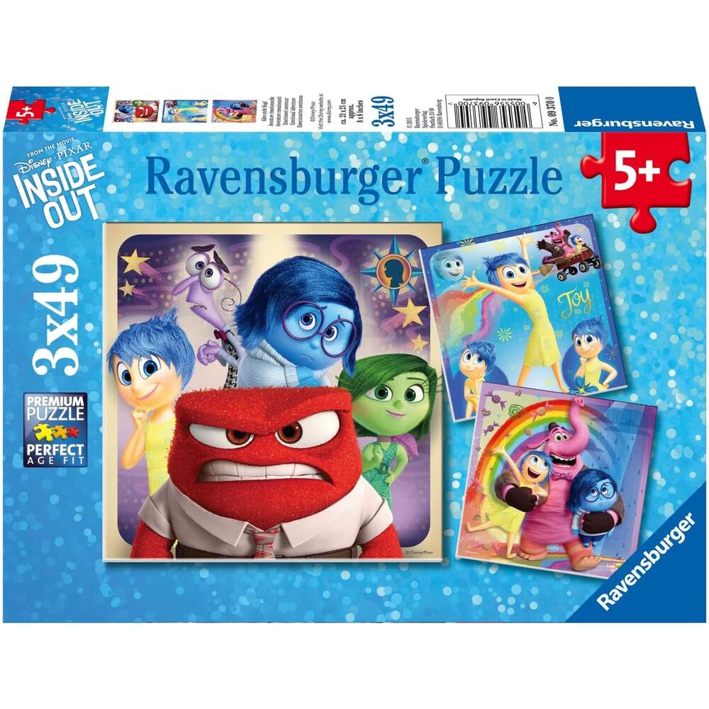 Imagen 2 - Puzzle Del Reves Disney Pixar 3X49pzs