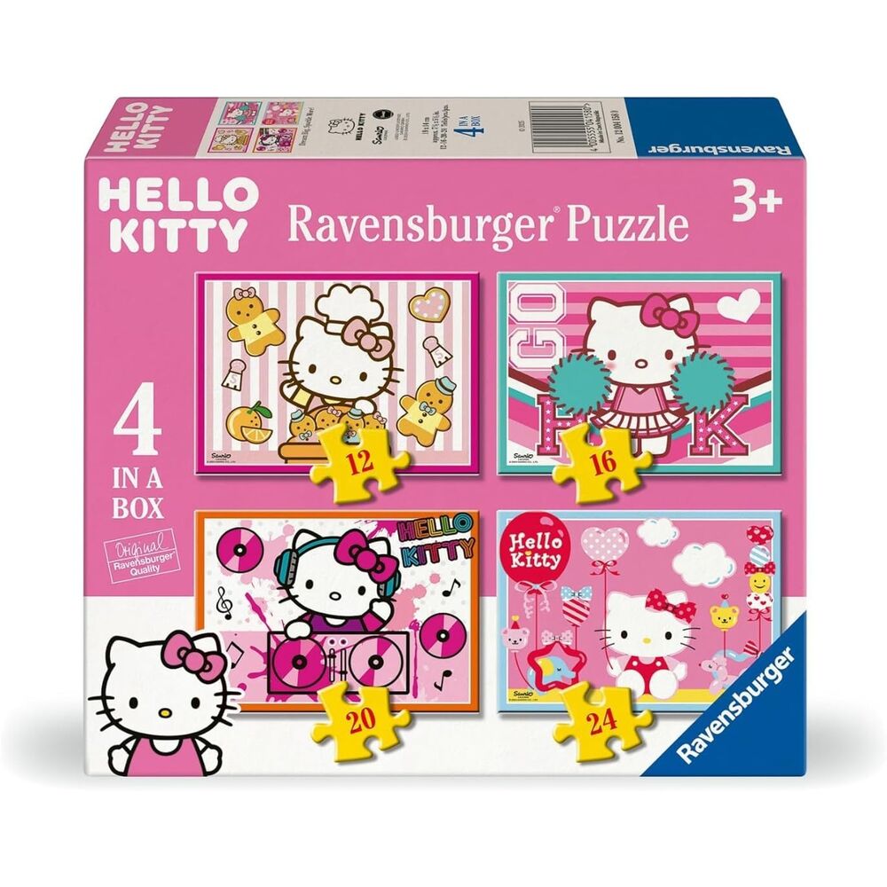 Imagen 1 - Puzzle Hello Kitty 12-16-20-24Pzs