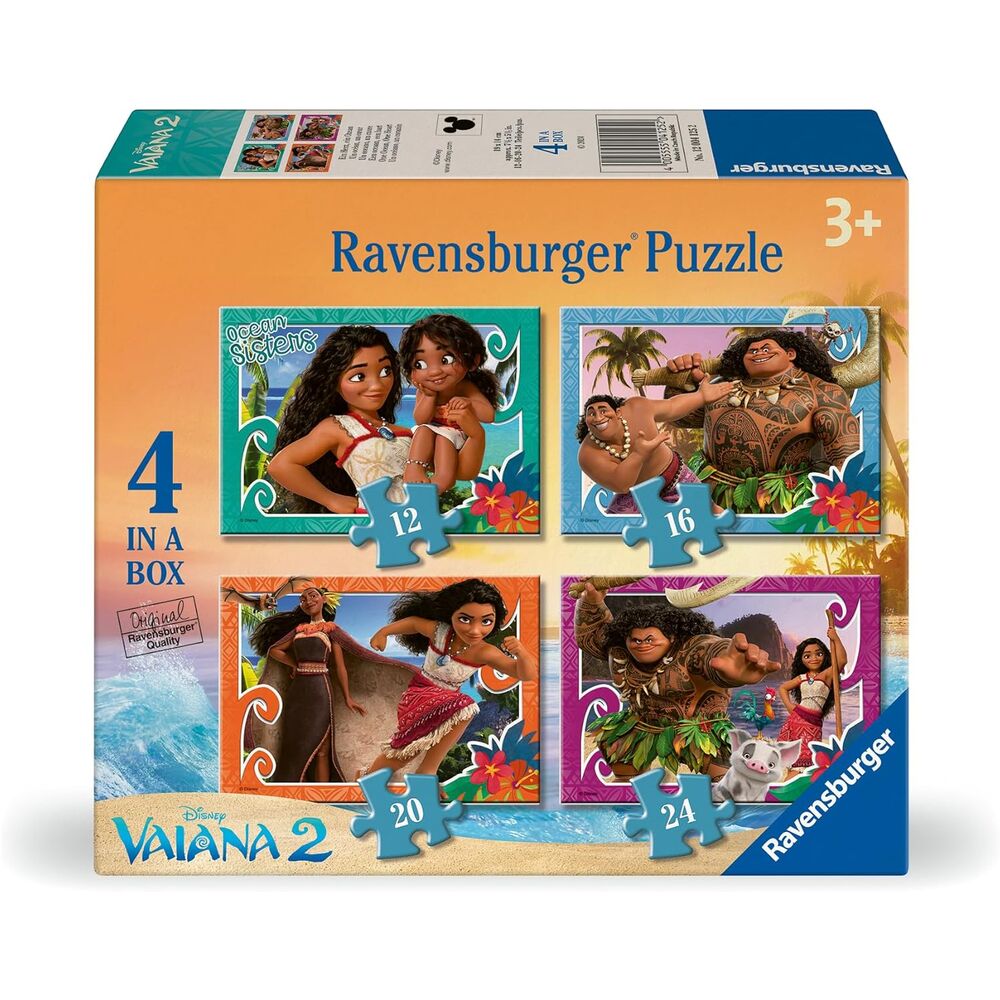 Imagen 4 - Puzzle Vaiana 2 Disney 12-16-20-24Pzs
